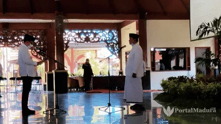 Bupati Kukuhkan DMI dan Imam Besar Masjid Asy-Syuhada Pamekasan