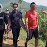 Diawali Jalan Kaki, Wali Kota Batu Jamu Anggota AMSI Jatim Sarapan Pagi di Sawah