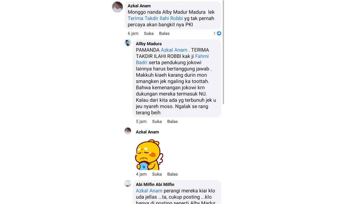 Isu PKI di Medsos Diduga Lecehkan Ulama Sampang