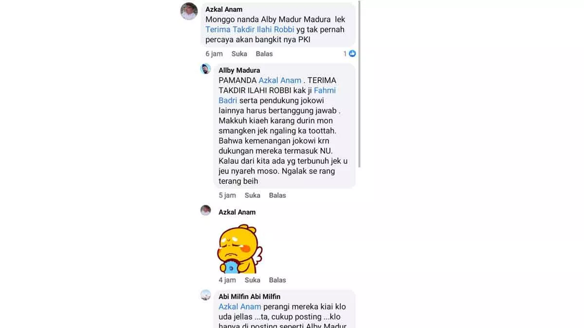Isu PKI di Medsos Diduga Lecehkan Ulama Sampang
