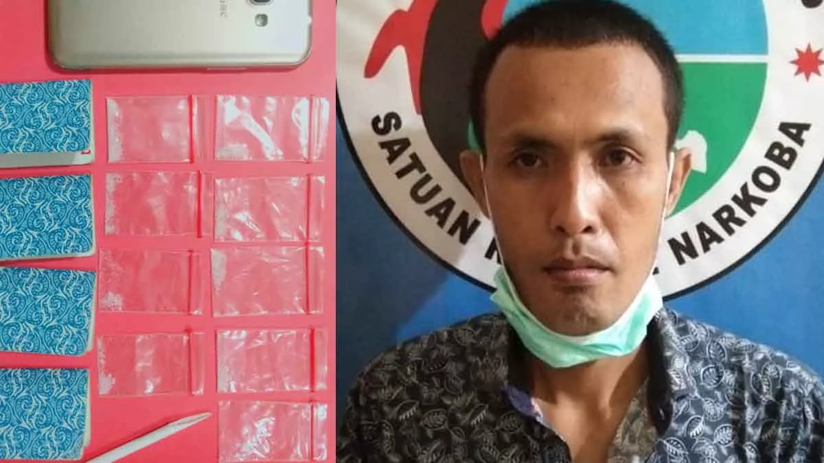 Miliki 9 Poket Sabu, Warga Banaresep Timur Sumenep Diciduk Polisi
