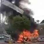 Mobil Suzuki Ertiga Terbakar di Akses Suramadu Bangkalan