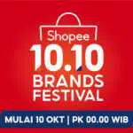 Puncak Promo Shopee 10.10 Brands Festival, Flash Sale Smart TV hingga Iphone Hanya Rp100 Ribuan