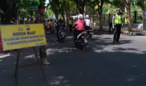Sejumlah Pengendara Terjaring Razia Masker di Pamekasan