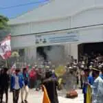 Tolak UU Cipta Kerja, Dua Koorlap Aksi Tumbang di Sumenep