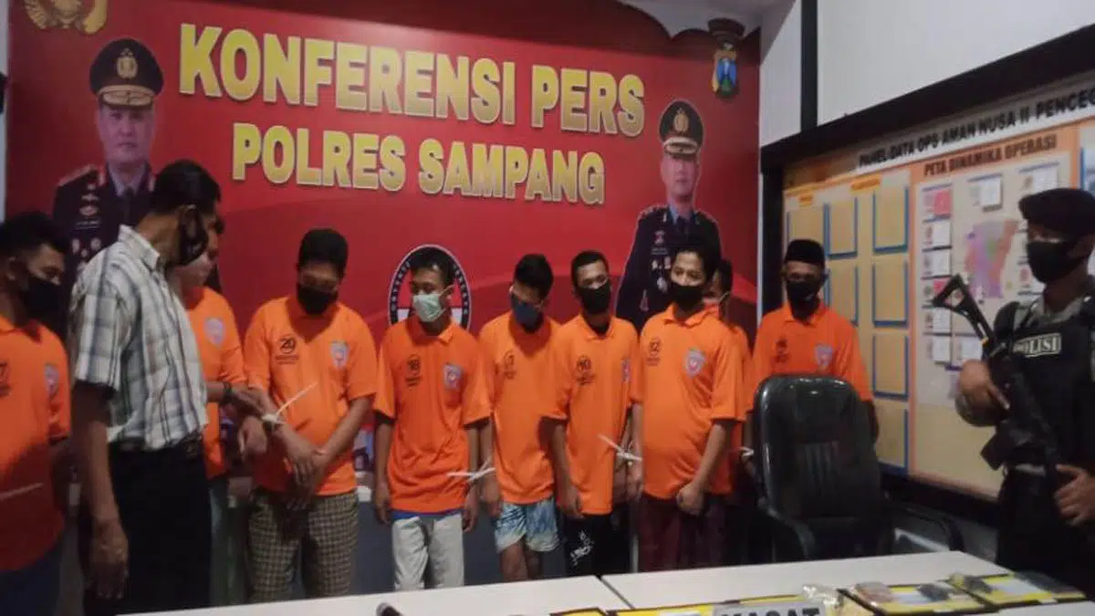 10 Budak Narkoba Diringkus Polisi Sampang