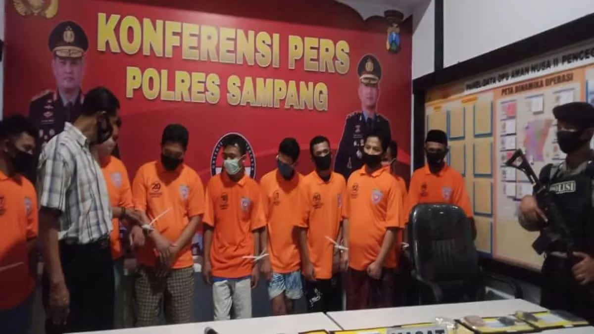 10 Budak Narkoba Diringkus Polisi Sampang