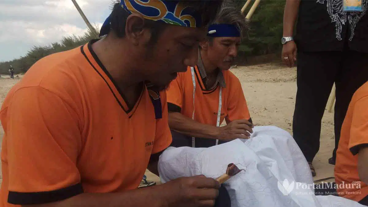 2021, Rutan Sumenep Jadi Pusat Sentra Batik Nasional - Portalmadura.com dok. proses pembuatan batik Rutan Klas IIB Sumenep (@portalmadura.com)