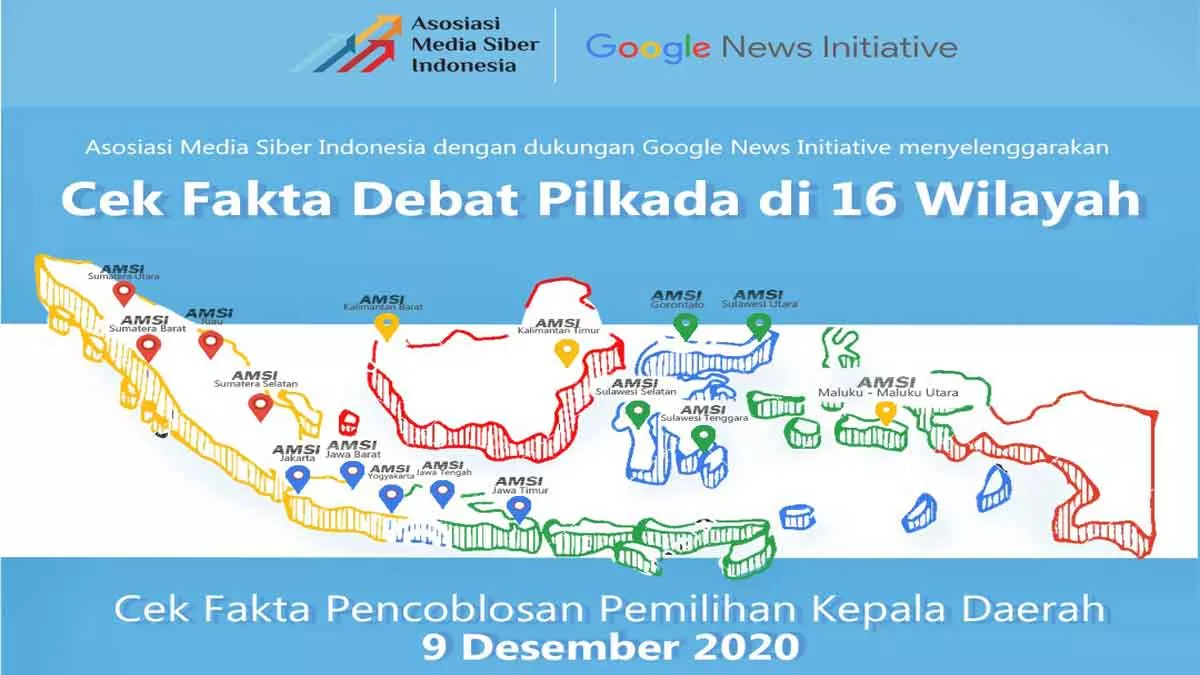 AMSI Gelar Cek Fakta Pilkada 2020 di 16 Wilayah