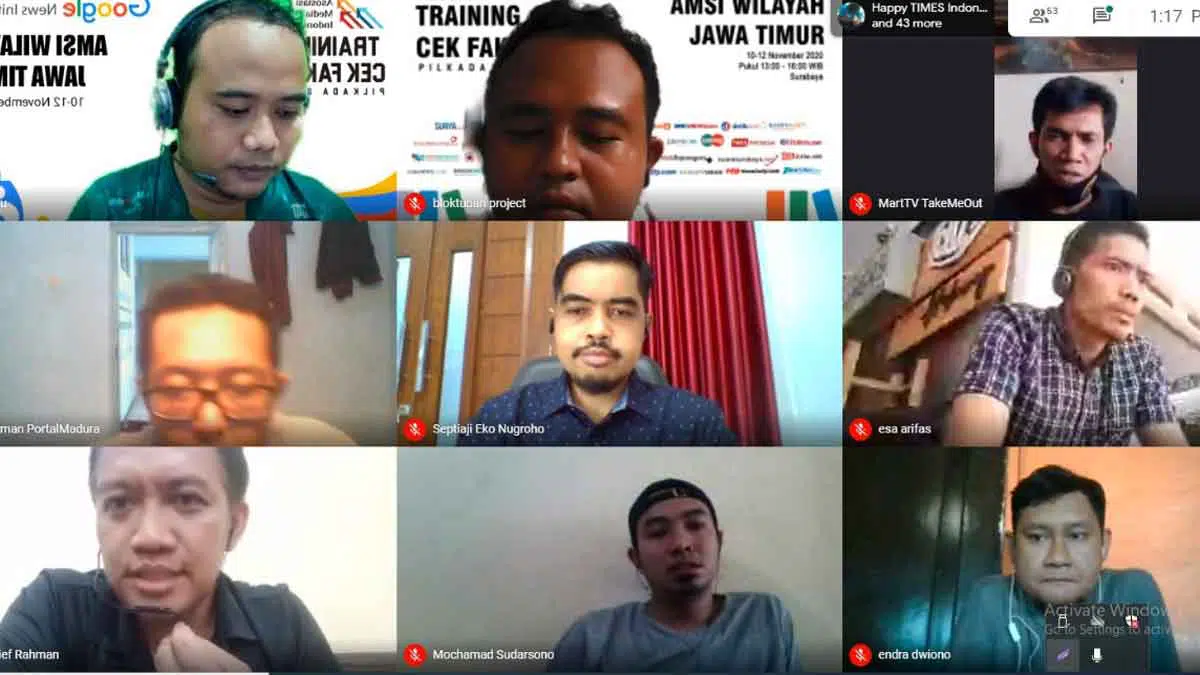 AMSI Jatim Gelar Training Cek Fakta Pilkada 2020