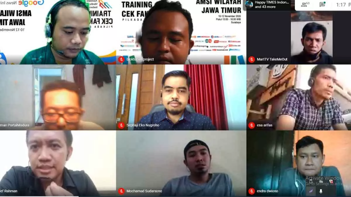 AMSI Jatim Gelar Training Cek Fakta Pilkada 2020