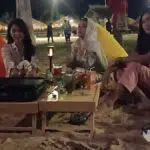 Asyiknya BBQ Malam Hari di Wisata Pantai eKasoghi Sumenep