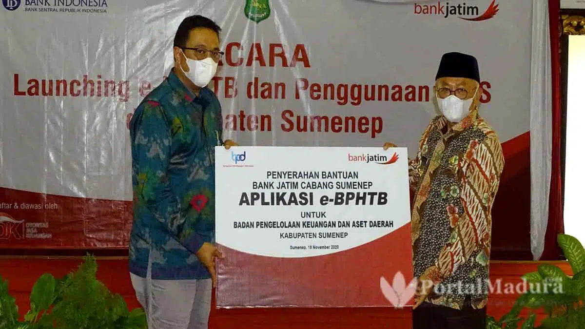 E-BPHTB dan Penggunaan QRIS di Sumenep Resmi Dilaunching Bank Jatim