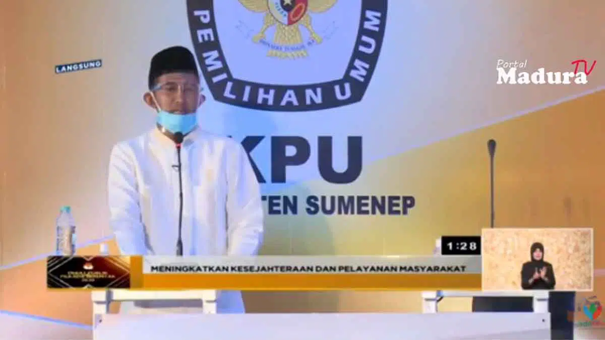 Masa Idah, Eva Tak Dampingi Fauzi di Debat Publik Pilkada Sumenep