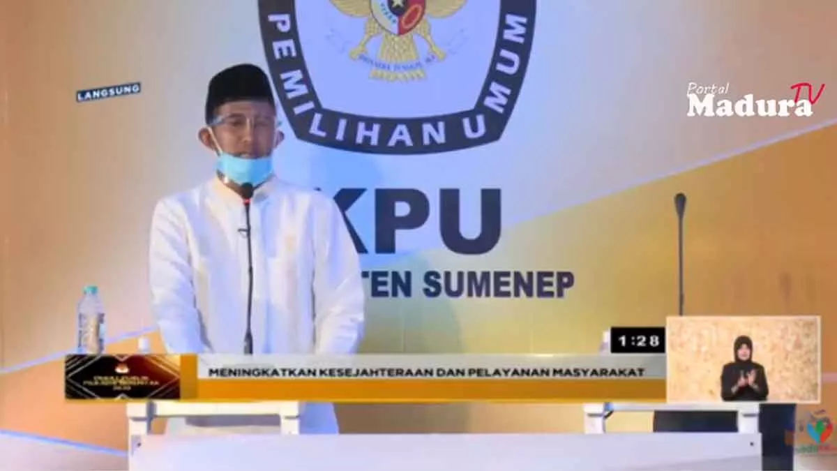 Masa Idah, Eva Tak Dampingi Fauzi di Debat Publik Pilkada Sumenep