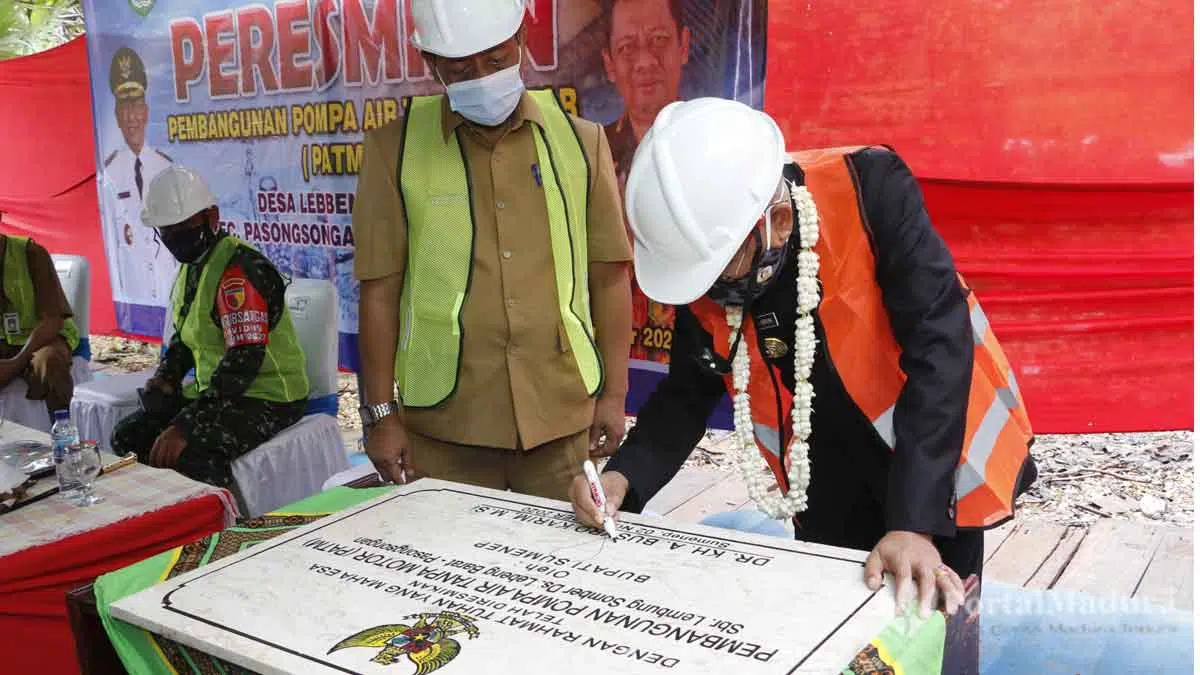 Pembangunan PATM Telan Anggaran Rp4,8 Miliar di Sumenep