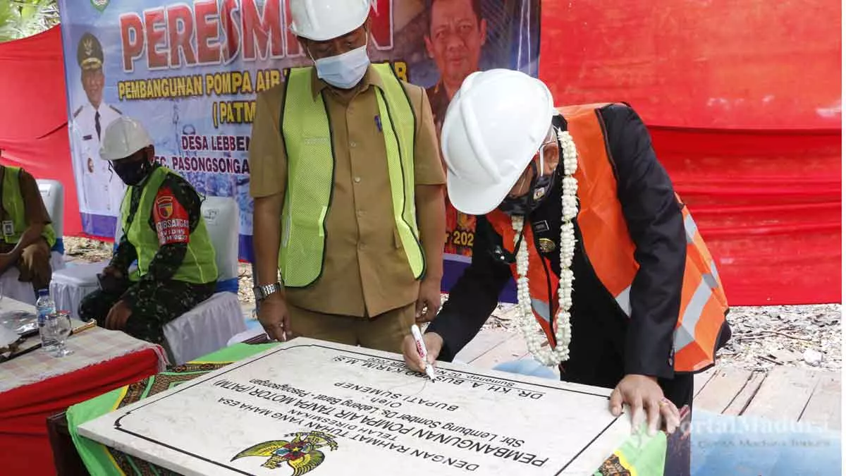 Pembangunan PATM Telan Anggaran Rp4,8 Miliar di Sumenep