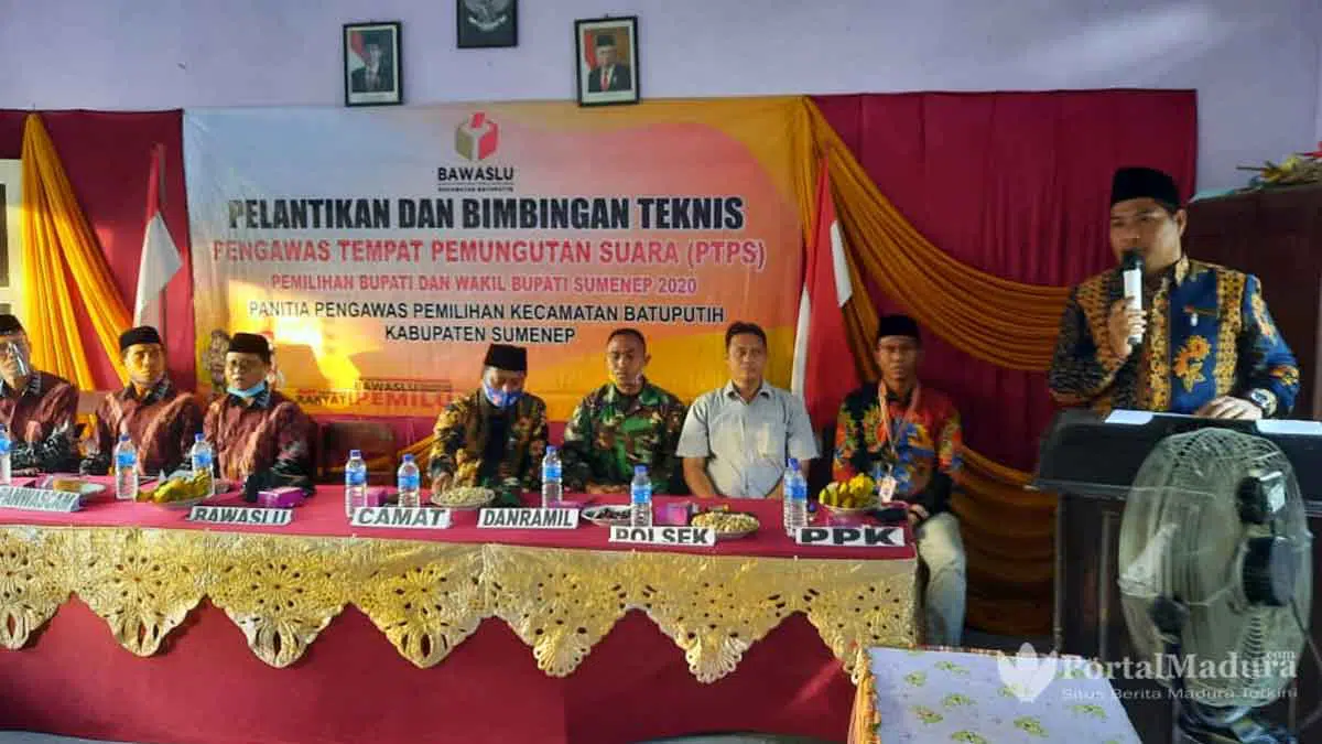 Ribuan PTPS Dilantik, Bawaslu Sumenep Waspadai Klaster Baru