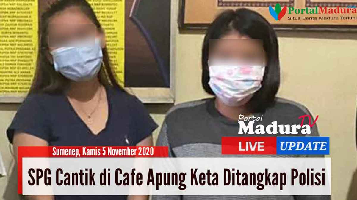 SPG Cantik Diringkus Polisi, Pesta Miras di Cafe 'Apung Keta' Sumenep