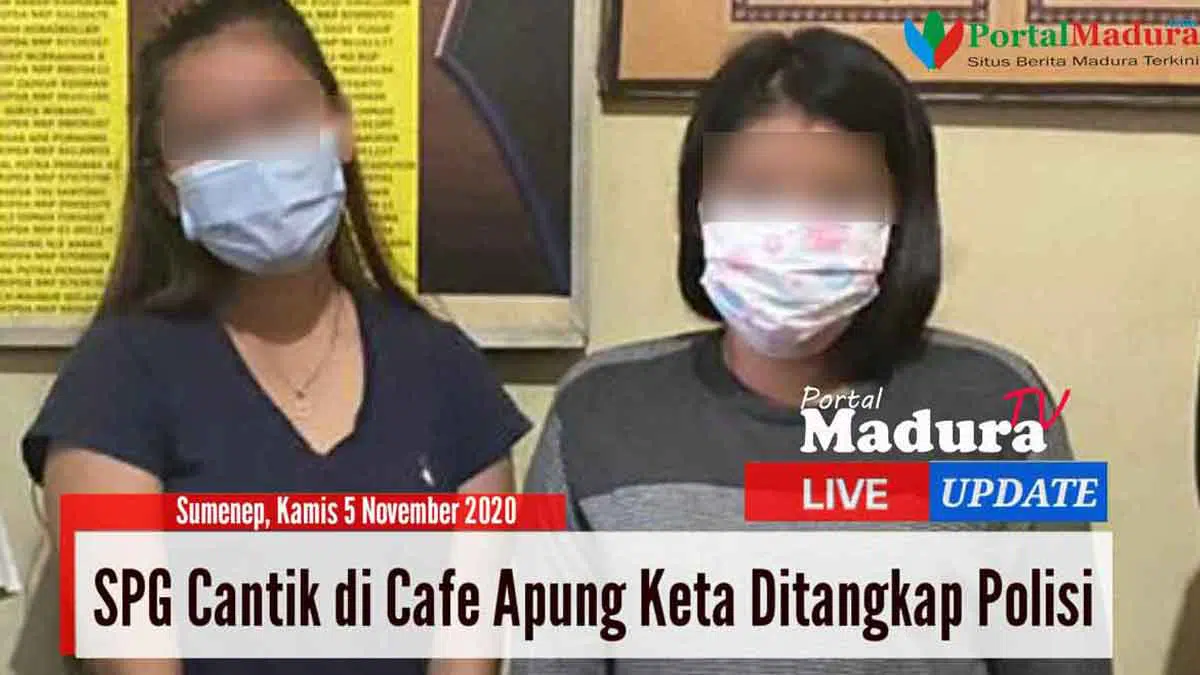 SPG Cantik Diringkus Polisi, Pesta Miras di Cafe 'Apung Keta' Sumenep