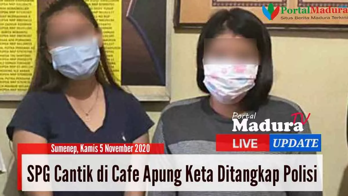 SPG Cantik Diringkus Polisi, Pesta Miras di Cafe ‘Apung Keta’ Sumenep