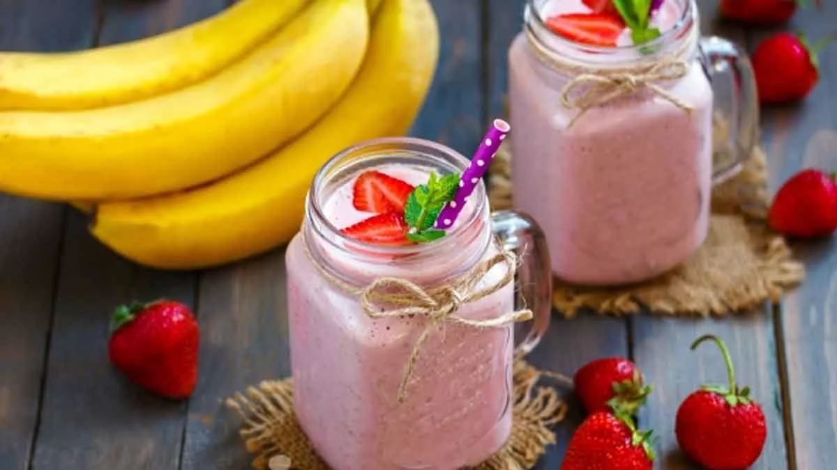 Resep Smoothie Pisang dan Stroberi