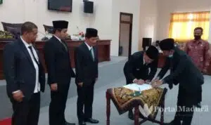 Rapat Paripurna, DPRD Sampang Sahkan RAPBD Tahun 2021