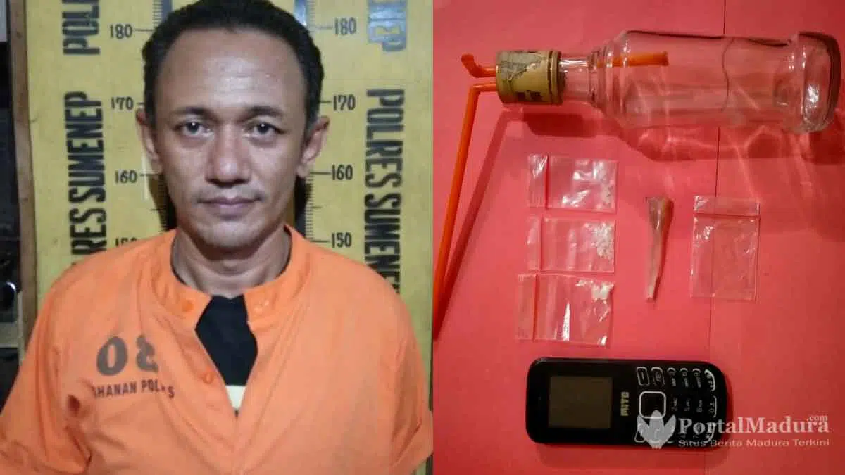 Warga Pajagalan Sumenep Miliki Tiga Poket Sabu