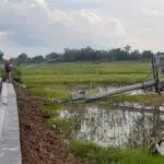 10 Tiang Listrik Roboh di Parsanga Sumenep
