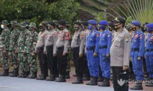 184 Polisi Mulai Bergerak, Siap Bubarkan Kerumunan Warga Sumenep