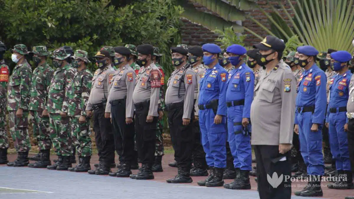 184 Polisi Mulai Bergerak, Siap Bubarkan Kerumunan Warga Sumenep