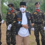 Banser NU Pamekasan Jaga Rumah Ibunda Mahfud MD