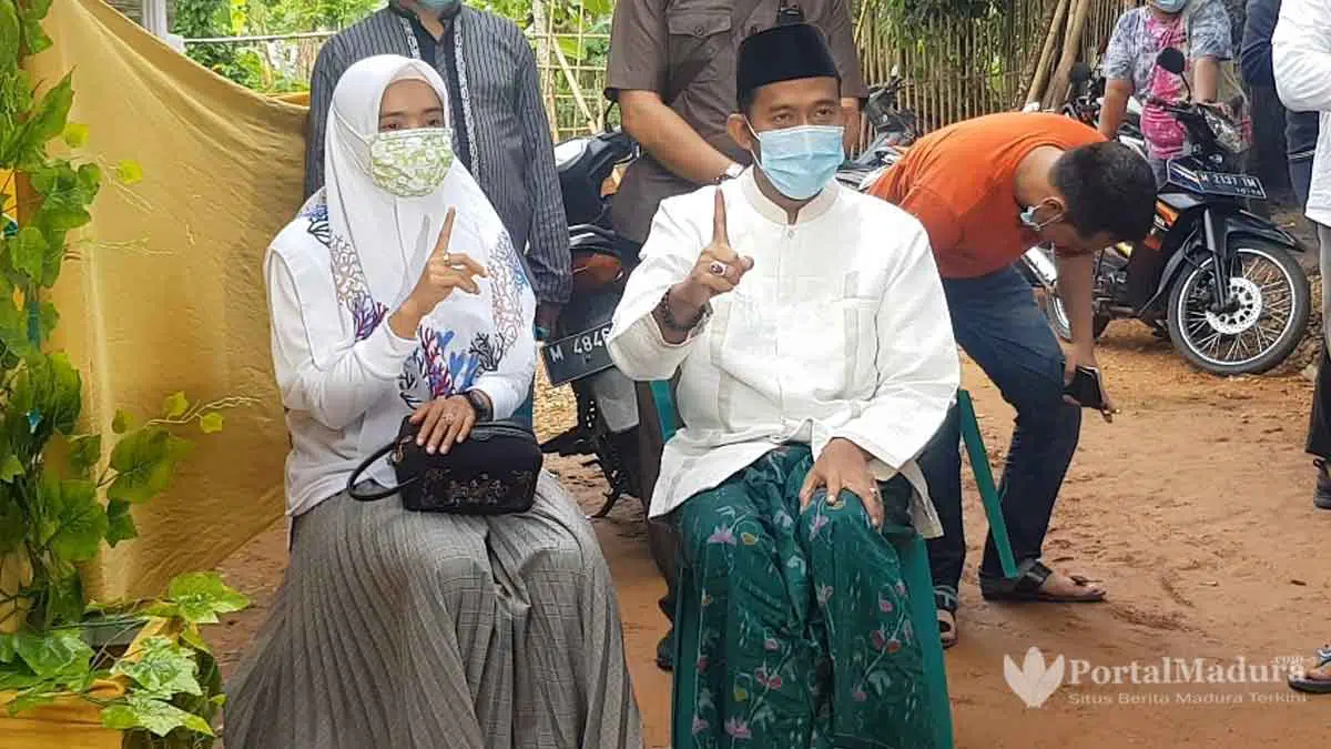 Fauzi-Eva Menang di TPS Sejumlah Kepala Desa Pilkada Sumenep