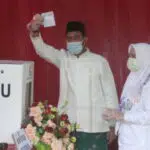 Nyoblos Pertama, Cabup Sumenep Achmad Fauzi Optimis Menang