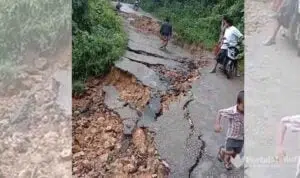 Jalan Penghubung 3 Kecamatan Longsor, Pemkab Bangkalan Siapkan Akses Sementara