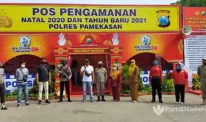 Jelang Natal, Kapolres Pamekasan Pantau Sejumlah Gereja