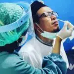 Komisioner dan Staf KPU Sampang Jalani Swab Test