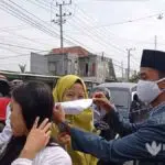 Ansor Tlanakan Bagikan Masker, Seribu Habis Dalam Waktu 10 Menit