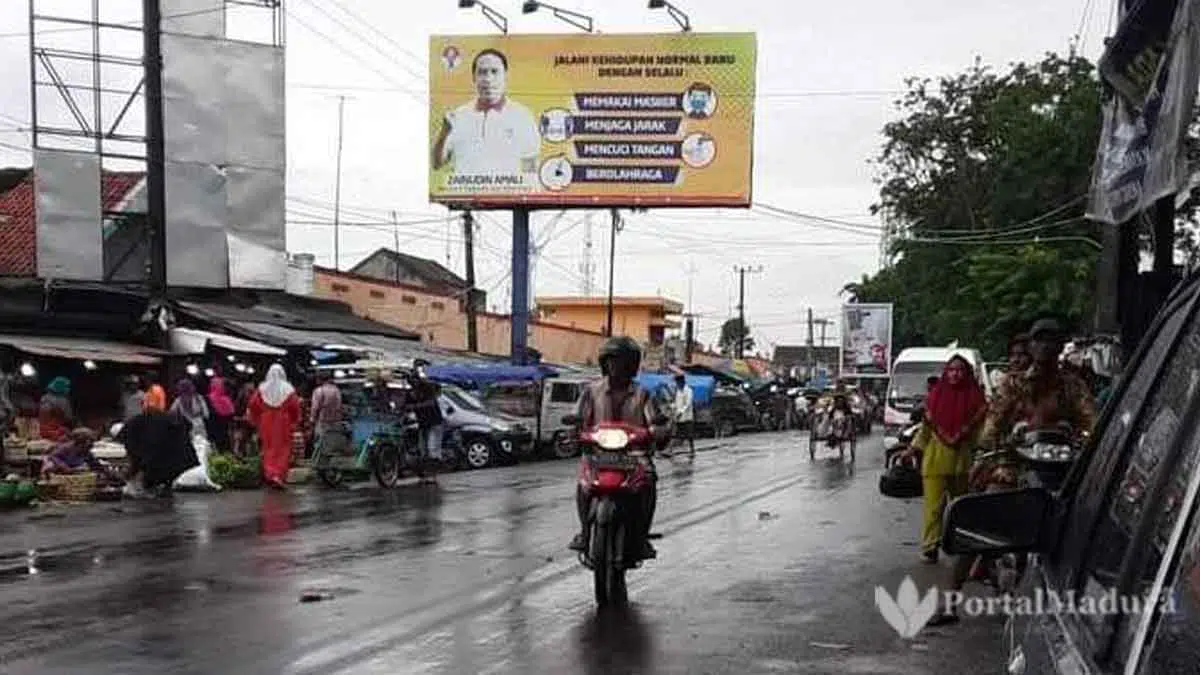 Banjir Blega Surut, Arus Lalu Lintas Normal Kembali di Bangkalan