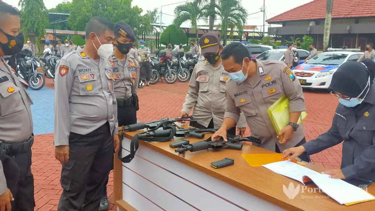Pasca Pilkada, Polda Jatim Cek Senpi dan Ranmor Polres Sumenep