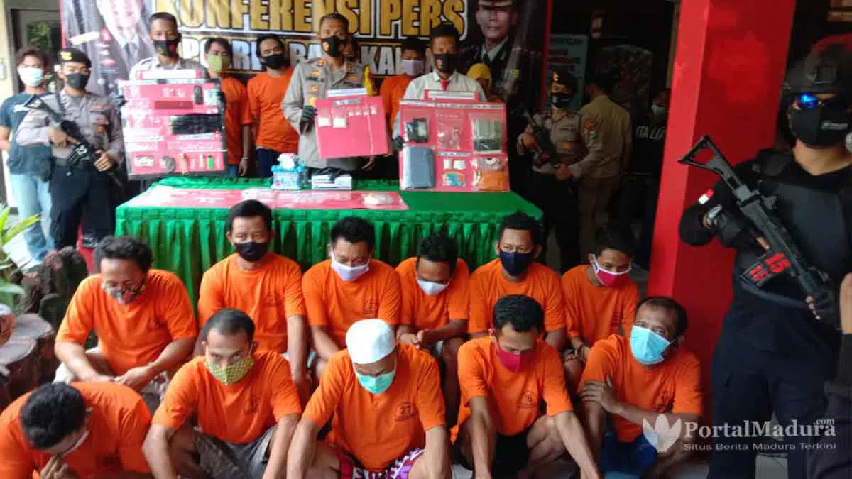 Polres Bangkalan Panen Tersangka Sabu