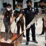 Sabu 1,5 Kg, Senpi dan Sajam Dimusnahkan Kejari Bangkalan
