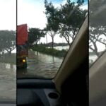 Sampang Banjir, Pengguna Jalan Raya Jrengik Terganggu