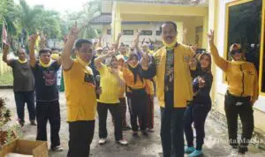 Senam Bersama, Relawan Muhammad Ali Ridha Kawal Kemenangan Gus Acing-Mas Kiai