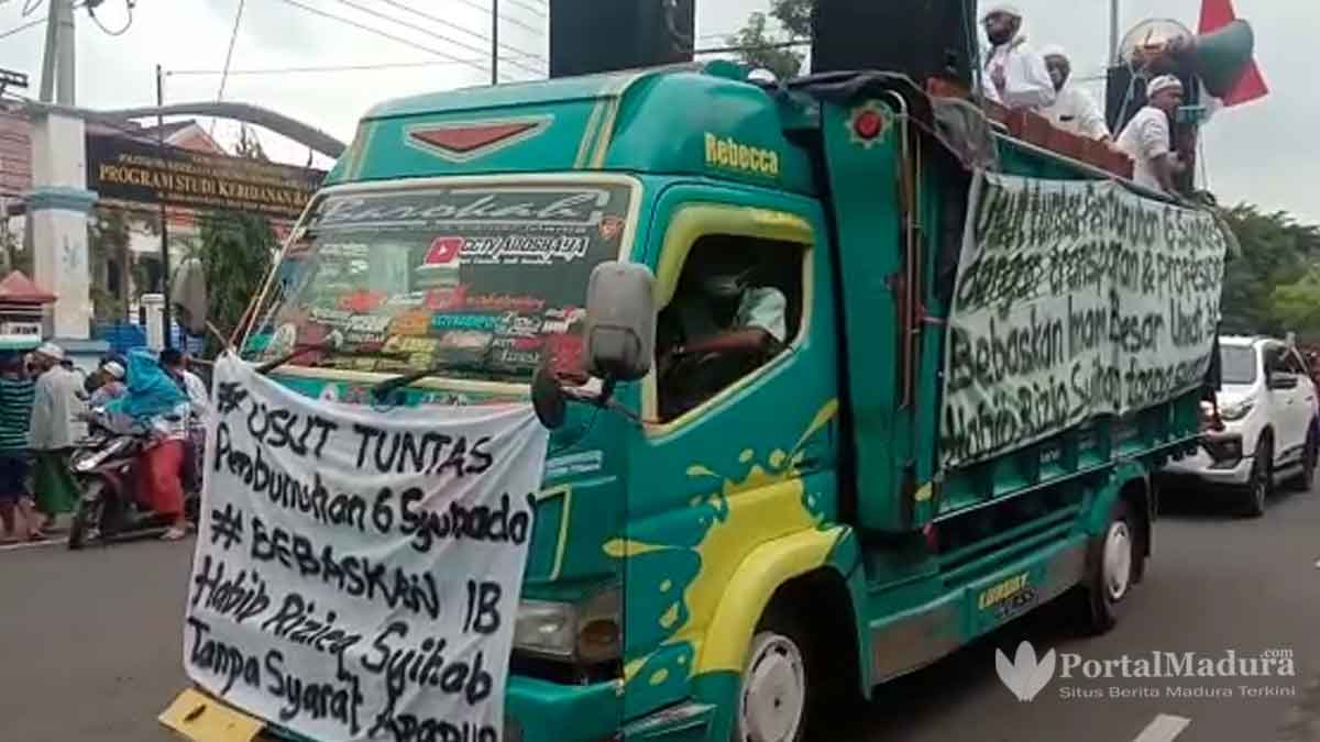 Simpatisan HRS Datangi Polres Bangkalan