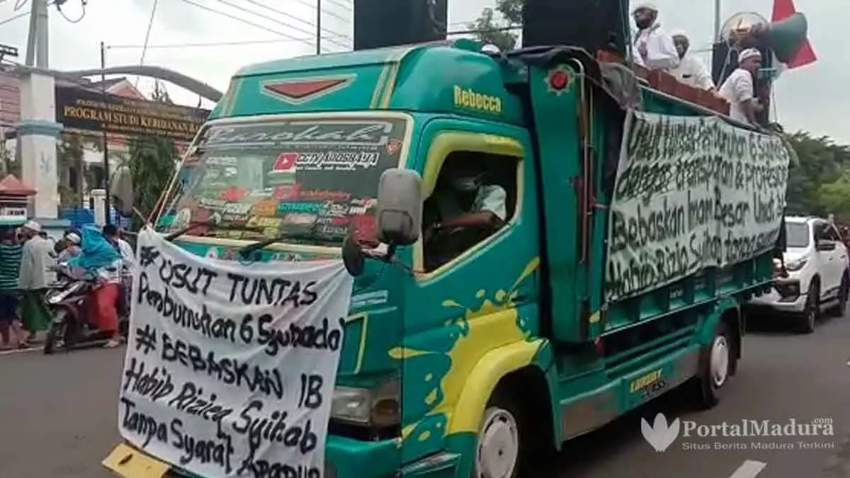 Simpatisan HRS Datangi Polres Bangkalan