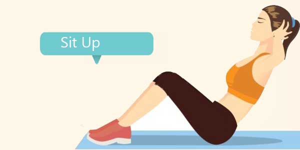 Sit Up Olahraga mengecilkan perut buncit