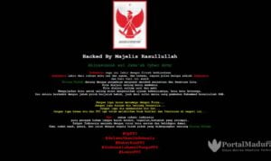 Tinggalkan Kalimat FPI Radikal, Hacker Retas Situs Dinas Perikanan Sampang