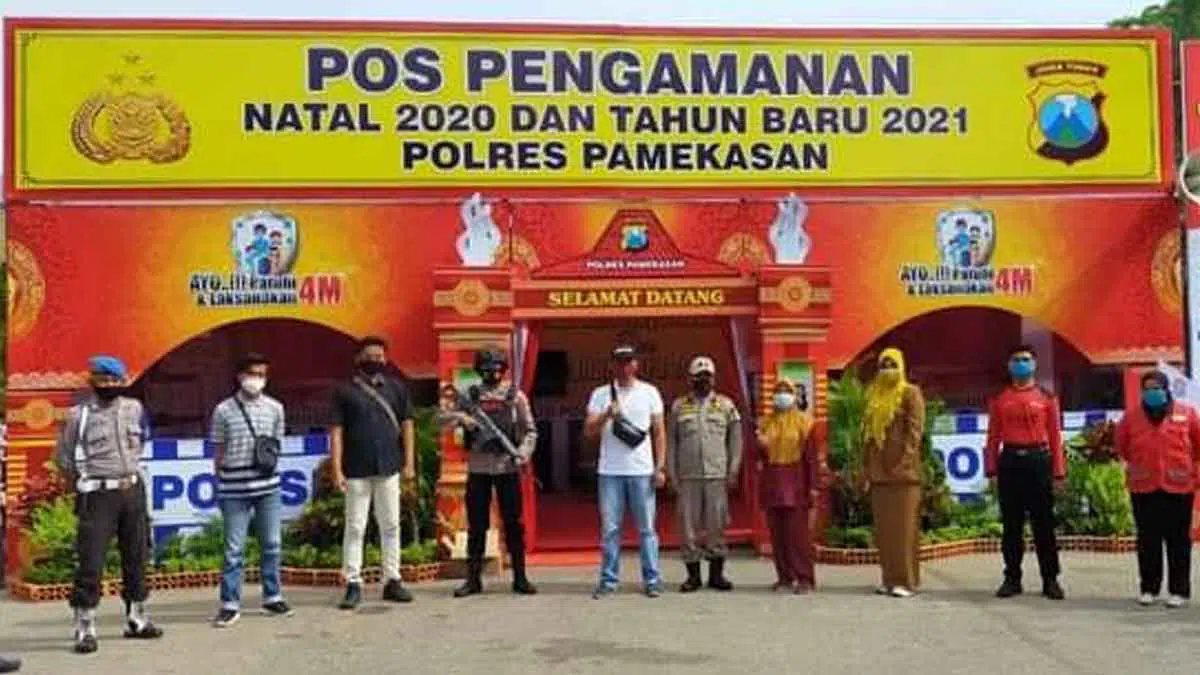 Malam Tahun Baru, Monumen Arek Lancor Pamekasan Ditutup Total
