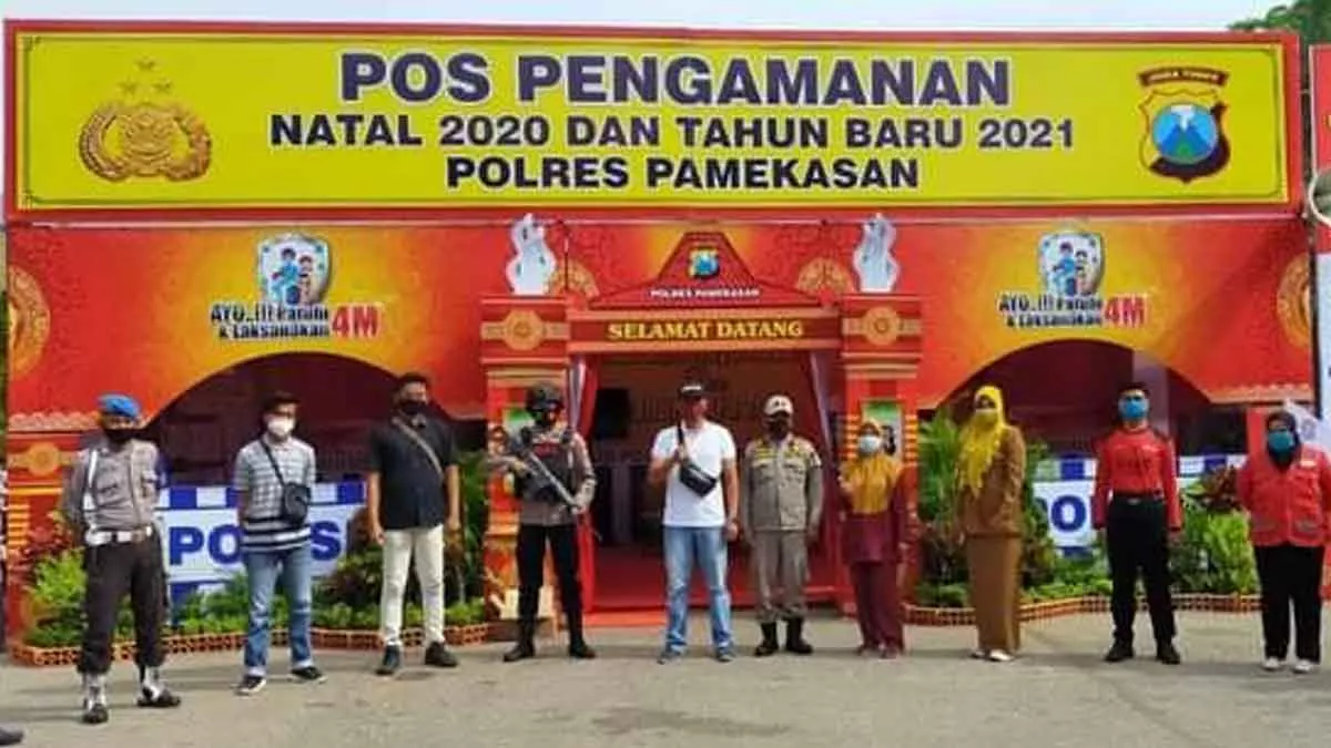 Malam Tahun Baru, Monumen Arek Lancor Pamekasan Ditutup Total